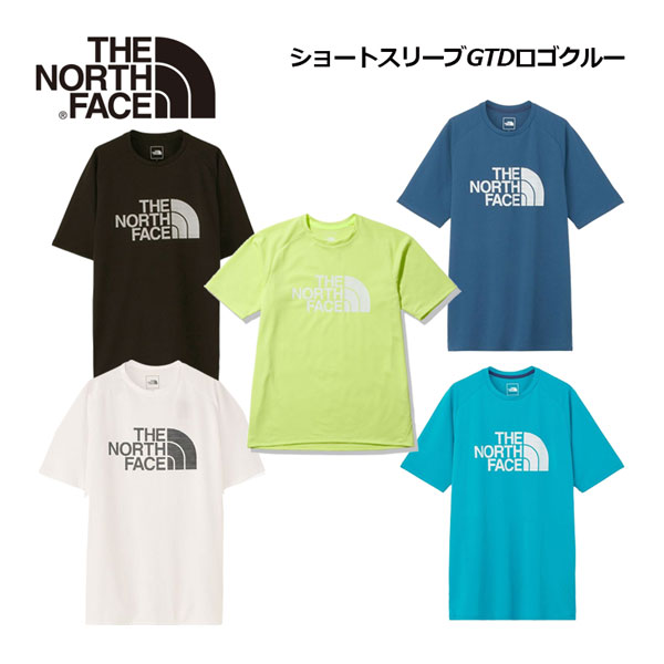 【2023 春夏】 ノースフェイス 【THE NORTH FACE】 メンズ ショートスリーブGTDロゴクルー / S/S GTD Logo Crew NT12376 (男性用/Tシャツ/半袖シャツ/吸汗速乾/抗菌防臭/アウトドア/スポーツウェア)