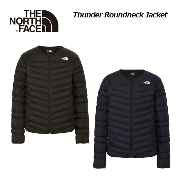 ザ・ノース・フェイス ダウンジャケット メンズ 【2023 秋冬】ノースフェイス【THE NORTH FACE】アウトドアジャケット メンズ サンダーラウンドネックジャケット/Thunder Roundneck Jacket NY82313 ハイブリッドダウン 正規品 (男性用/アウター/ジャンパー/ジャケット/インナーダウン/ダウンジャケット)