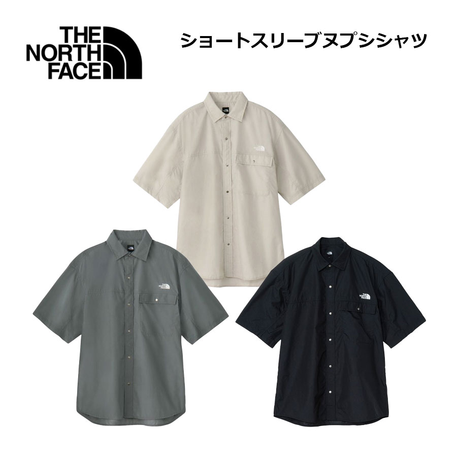Rakuten - 【2026 春夏】ザ・ノース・フェイス【THE NORTH FACE】ユニセックス ショートスリーブ ヌプシシャツ NR22650 (半袖シャツ/トップス/ライフスタイル/タウンユース/キャンプ/アウトドア)