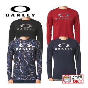 【1点までメール便可】 【2022 秋冬】 オークリー 【OAKLEY】 メンズ Striking Qd Ls Tee 2.0 長袖 ロンT Tシャツ FOA404187 (男性用/トレーニングシャツ/トレーニングウェア/長袖シャツ/吸汗速乾/裏点接触)