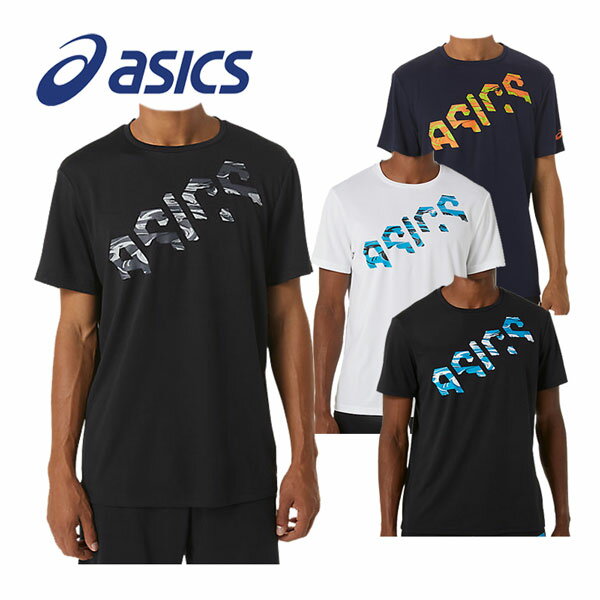 【2023 春夏】 アシックス 【ASICS】 ユニセックス ASICS HEX グラフィックドライ 半袖 Tシャツ 2031D820 (メンズ/レディース/半袖シャツ/トレーニングウェア/スポーツウェア/移動着/部活/運動/吸汗速乾)