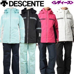 【2021-2022】 デサント 【DESCENTE】 レディース ウィメンズ スキーウェア セットアップスーツ / WOMEN'S SUIT 上下セット DWWSJH80 (女性用/スキー用品/ラクシングパンツ/スキースーツ/ツーピース/ヒートナビ/暖かい) 【オススメ】