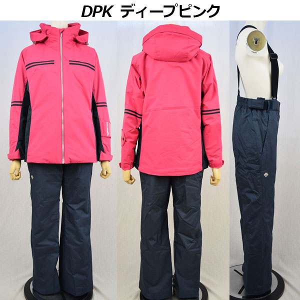 【2021-2022】 デサント 【DESCENTE】 レディース ウィメンズ スキーウェア セットアップスーツ / WOMEN'S SUIT 上下セット DWWSJH80 (女性用/スキー用品/ラクシングパンツ/スキースーツ/ツーピース/ヒートナビ/暖かい) 【オススメ】