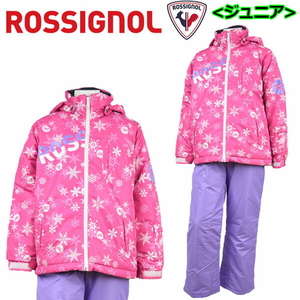 【60%OFF】 ロシニョール 【ROSSIGNOL】 ROSSI ジュニア スーツ ガールズ スキーウェア 上下セット ツーピース RLHJS04 2018-2019 (キッズ/子供/小学生/セットアップ/スキースーツ/サイズ調整機能/女の子/130cm/140cm/150cm/160cm)