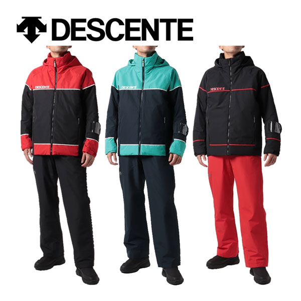 【2022-2023】 デサント 【DESCENTE】 メンズ スキーウェア セットアップスーツ / MEN'S SUIT 上下セット DWMUJH71 (男性用/スキー用品/ラクシングパンツ/スキースーツ/ツーピース/ヒートナビ/暖かい) 【オススメ】