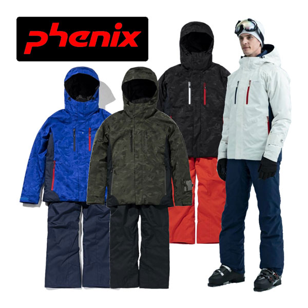 【2022-2023】 フェニックス 【Phenix】 メンズ スキーウェア 上下セット アストロノート スキースーツ Phenix ASTRONAUT SKI SUITS ESM222P16 (男性用/スキー用品/ツーピース/防水/ストレッチ)