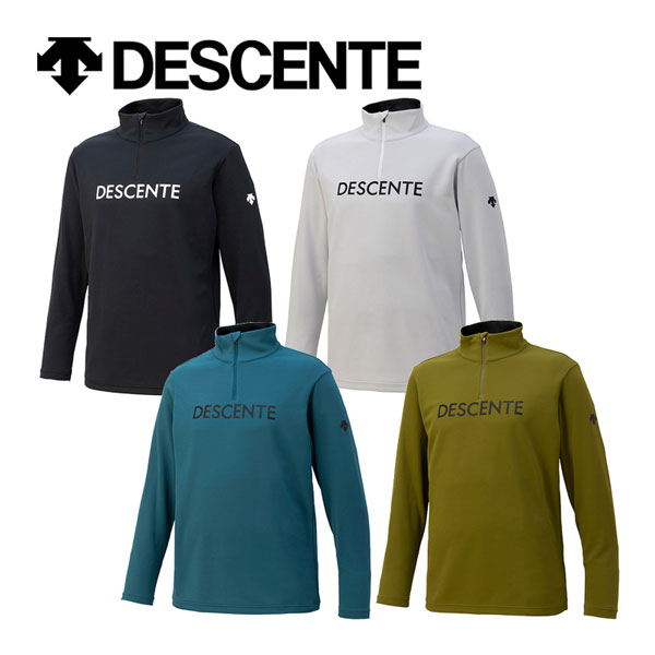 【2023-2024】デサント【DESCENTE】メンズ スキー アンダーシャツ DWMWJB60 インナーシャツ (男性用/スキーウェア/インナーウェア/長袖シャツ/ハーフジップ/暖かい/ヒートナビ/スノーボード/アウトドア/ウィンタースポーツ)