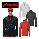 【2023-2024】フェニックス【Phenix】メンズ スキーウェア ミドルウェア インナー Thunderbolt 1/2 Zip Tee ESM23LS12 スキー アンダーシャツ (男性用/アンダーシャツ/インナーシャツ/インナーウェア/長袖シャツ/ハーフジップ/裏起毛素材/ストレッチ)