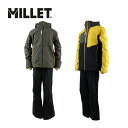ミレー【MILLET】メンズ アトナ ピーク ジャケット / アトナ ピークIII パンツ JP MIV9896 / MIV9897J スキーウェア 上下セット 2024秋冬 (男性用/スキージャケット/スキーパンツ/スノーウェア/スキースーツ/防水透湿素材/耐久性/ストレッチ)