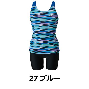 【1点までメール便可】【46%OFF！】ミズノ【MIZUNO】セパレーツ N2JG7373 フィットネス水着 レディース 女性用 (スイムウェア/水泳/競泳/競泳水着/競泳用水着/スイミング/水中エクササイズ/水中ウォーキング用)