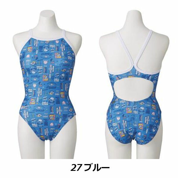 【1点までメール便可】ミズノ【MIZUNO】ジュニア 競泳練習用【ドラえもん】ミディ...