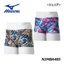 ミズノ 【MIZUNO】 ジュニア 競泳練習用 ショートスパッツ N2MBA485 練習水着 (子供/男の子/小学生/スイムウェア/エクサ―スーツ/水泳/競泳/...