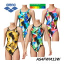 アリーナ【ARENA】レディース 【ECOタフ】トレーニングワンピース (オープンバック) AS4FWM13W トレーニング水着 2024秋冬 (女性用/ウィメンズ/スイムウェア/タフスーツ/水泳/競泳/練習用水着/練習水着/スイミング/トレーニング)