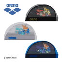 【1点までメール便可】アリーナ【ARENA】【ディズニー】『ファインディング・ニモ』メッシュキャップ(昇華プリント) DIS-4010 2024春夏 (DISNEY/メンズ/レディース/ユニセックス/男女兼用/スイムキャップ/水泳用帽子/水泳帽/スイミング/プール/トレーニング/ジム)