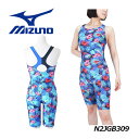 ミズノ【MIZUNO】レディース アクアフィットネス用 【TERAKAWA AYA COLLECTION】オールインワン N2JGB309 フィットネス水着 2024春夏 (寺川綾監修/女性用/ウィメンズ/スイムウェア/水泳/競泳/スイミング/プール/水中エクササイズ/水中ウォーキング用)