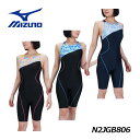 【2024 秋冬】ミズノ【MIZUNO】レディース アクアフィットネス用 オールインワン N2JGB806 フィットネス水着 (女性用/スイムウェア/水泳/競泳/スイミング/プール/水中エクササイズ/水中ウォーキング用/カップあり/カップフック仕様/撥水加工)(4)