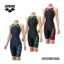 【2025 春夏】アリーナ【ARENA】レディース【WA承認】レーシング ワンピース スパッツ (オープンバック・ハーフレッグ) AS5SRC60L (女性用/ウィメンズ/レーシング/スイムウェア/水泳/競泳/競泳水着/競泳用水着/スイミング/トレーニング)