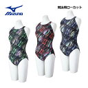 【2025 春夏】ミズノ【MIZUNO】レディース 競泳用 ローカット N2MAC244 レース水着 WORLD AQUATICS(国際水泳連盟)承認済 (女性...