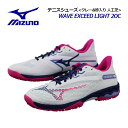 ミズノ 【MIZUNO】 ユニセックス テニスシューズ ウエーブエクシードライト2 OC / WAVE EXCEED LIGHT 2 OC 61GB2317 1...