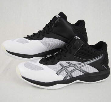 アシックス 【ASICS】 メンズ バレーボールシューズ NETBURNER BALLISTIC FF MT ミッドカット ミドルカット 1051A003 100 2018秋冬 (男性用/バレーボール用品/バレー用品/バレーシューズ/アスリート/部活動/トレーニング) 【オススメ】