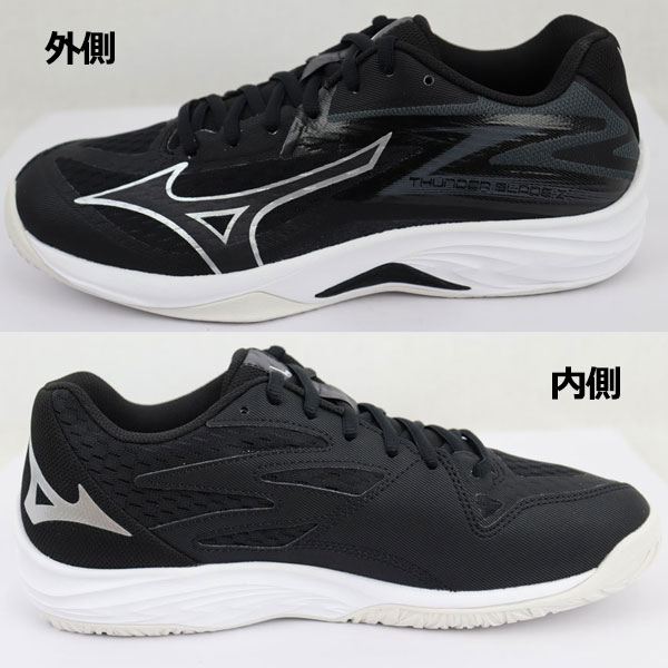 ミズノ【MIZUNO】バレーボールシューズ サンダーブレード Z / THUNDER BLADE Z V1GA2370 52 エントリーモデル 2024春夏 (ユニセックス/メンズ/レディース/2.5E相当/バレーボール用品/バレー用品/バレーシューズ/部活/トレーニング)