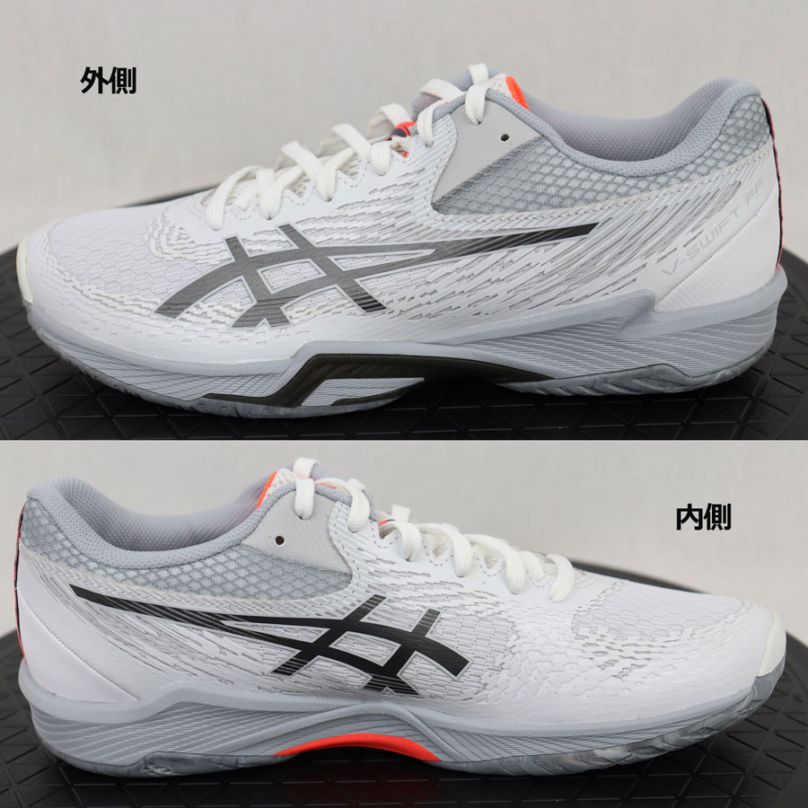 【2025春夏 新色】アシックス【ASICS】バレーボールシューズ V-SWIFT FF 4 / VスウィフトFF 4 1053A066 102 (ユニセックス/メンズ/レディース/バレーボール用品/バレー用品/バレーシューズ/部活/軽量)