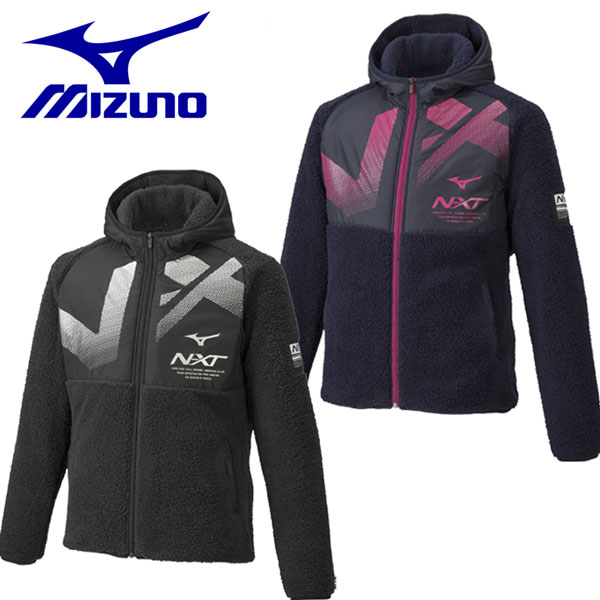 ミズノ 【MIZUNO】 ユニセックス N-XT フリースジャケット トレーニングウェア 32JE9750 2019AW 男性用/女性用/男女兼用/フリース/部活/トレーニングウェア/軽量/暖かい/アウター 