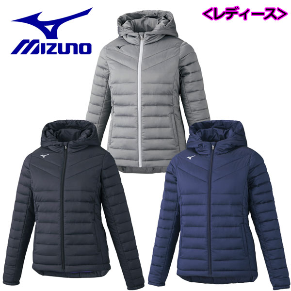 ミズノ 【MIZUNO】 レディース テックフィル ブレスサーモ ジャケット アウター アウトドアジャケット 32ME1855 2021秋冬 (ウィメンズ/女性用/トレーニングウェア/ウォーマー/撥水/暖かい/スポーツ観戦/軽量)