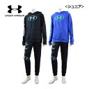 アンダーアーマー【UNDER ARMOUR】ジュニア UAライバルフリース ワードマーク フーディー / UAライバルフリース ワードマーク ジョガーパンツ ス...