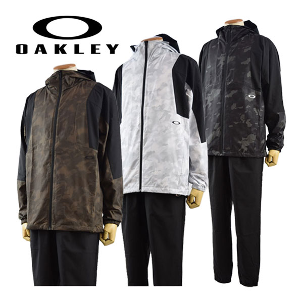 【2022 秋冬】 オークリー 【OAKLEY】 メンズ Enhance Wind Mesh Jacket 12.7 / Enhance Wind Mesh Pants 12.7 上下セット ウィンドブレーカー上下 FOA404113 / FOA404206 トレーニングウェア上下 (男性用/撥水)