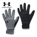 【1点までメール便可】アンダーアーマー【UNDER ARMOUR】メンズ UAストーム グローブ 1377508 タッチパネル対応 2024秋冬継続 (手袋/防寒/保温性/撥水性/通勤/通学/トレーニング/アウトドア/スポーツアクセサリー/小物)