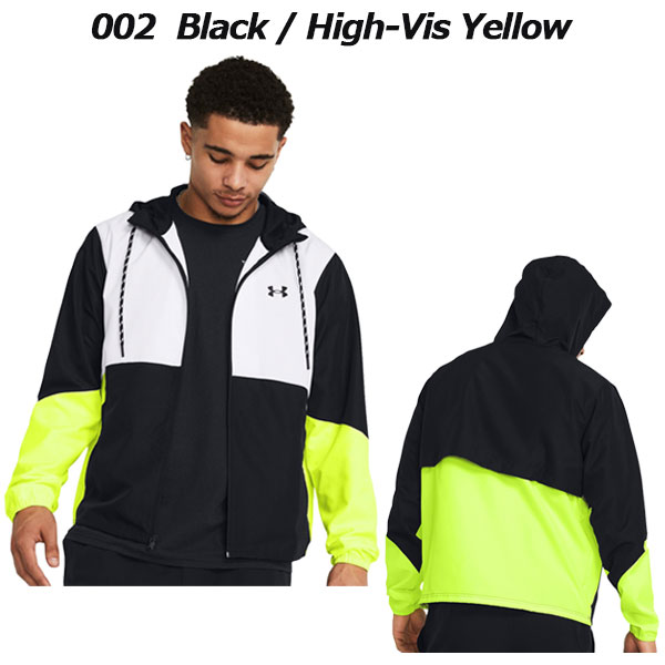 【2024 春夏】アンダーアーマー【UNDER ARMOUR】メンズ UAレガシー ウインドブレーカー 1382875 (男性用/アウター/ブレーカー/長袖/トレーニングウェア/スポーツウェア/軽量/通気性/撥水加工)