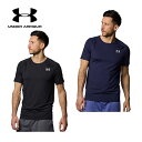 【1点までメール便可】アンダーアーマー【UNDER ARMOUR】メンズ UAヒートギア フィッティド ショートスリーブシャツ 1387941 2024春夏 (男性用/Tシャツ/半袖シャツ/トップス/トレーニングシャツ/スポーツウェア/吸汗速乾/抗菌防臭)
