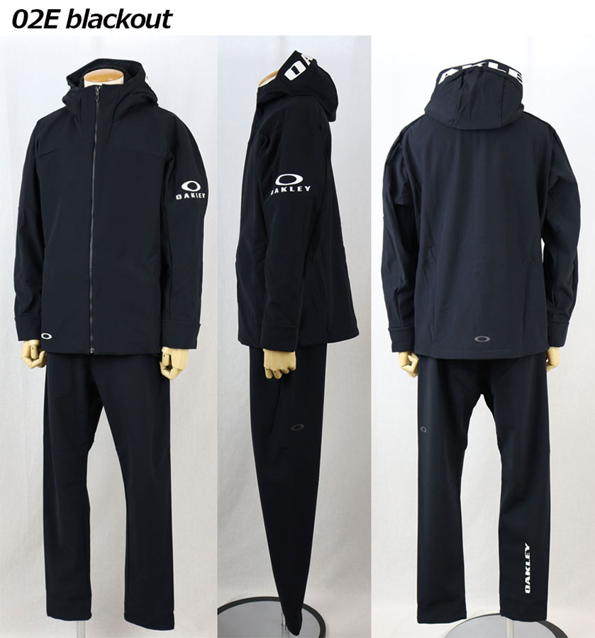石田スポーツ BRIO 楽天市場店のオークリー【OAKLEY】メンズ O-Fusion Warm Jacket 2.0 / O-Fusion Warm Pants 2.0 トレーニングウェア 上下セット FOA408115/FOA408291 スポーツウェア 2025秋冬 (男性用/裏起毛/撥水/防風/蓄熱保温)｜アングル2