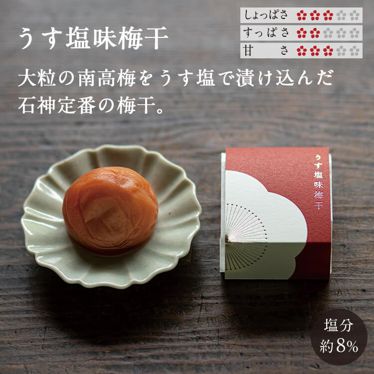 お歳暮、ギフトに。 【送料込】紀州南高梅 うす邑 個包装 20粒入 花ふきん包み 木...