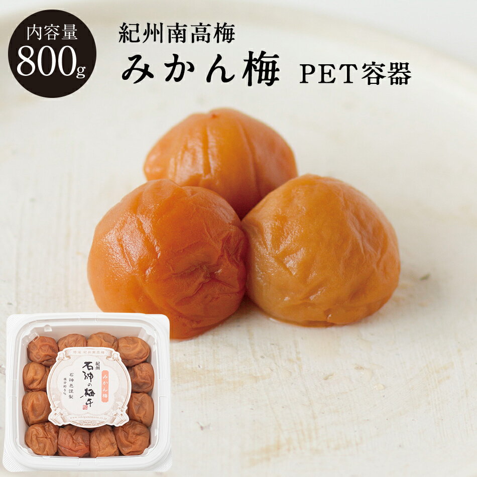 紀州南高梅 みかん梅 [塩分5％] PET容