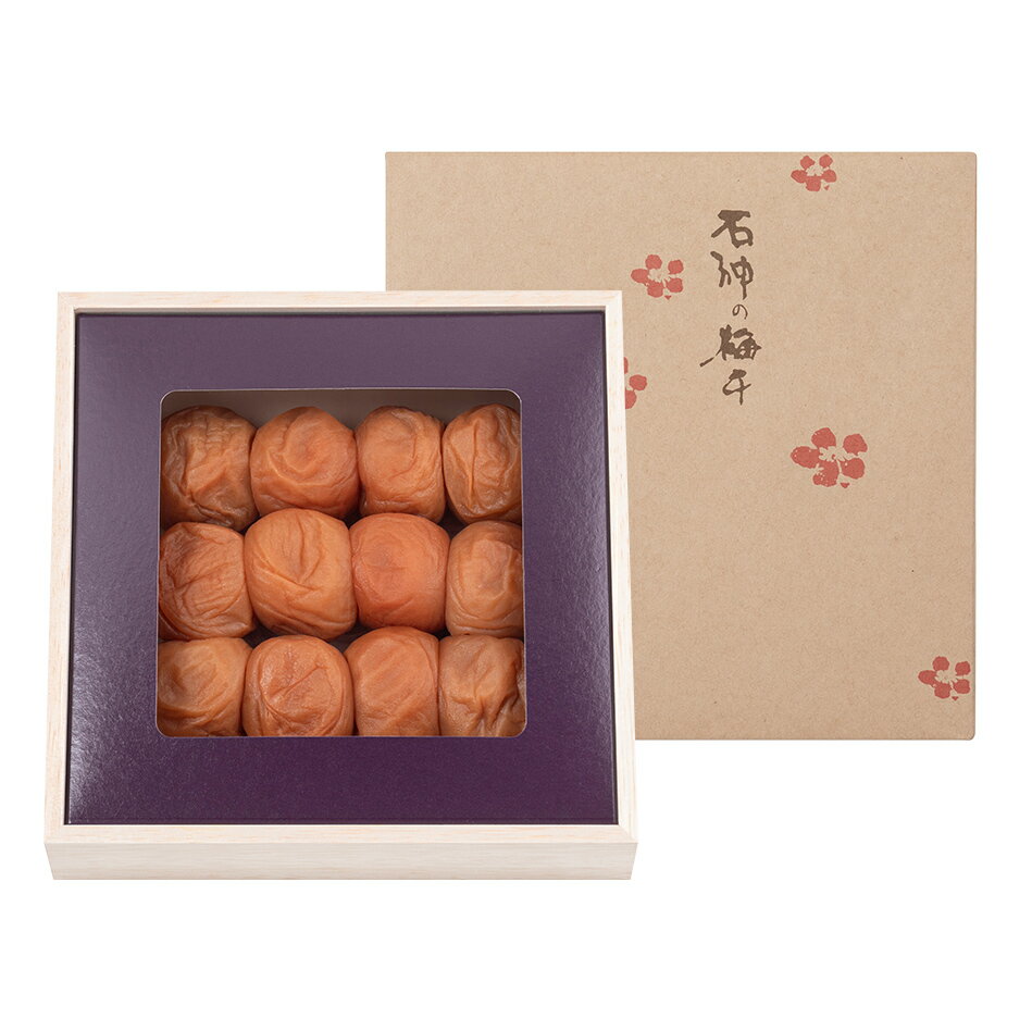 紀州南高梅 こく旨梅干[塩分7％] 木箱 400g 梅干 漬物 石神邑 紀州 南高梅 お歳暮 ...