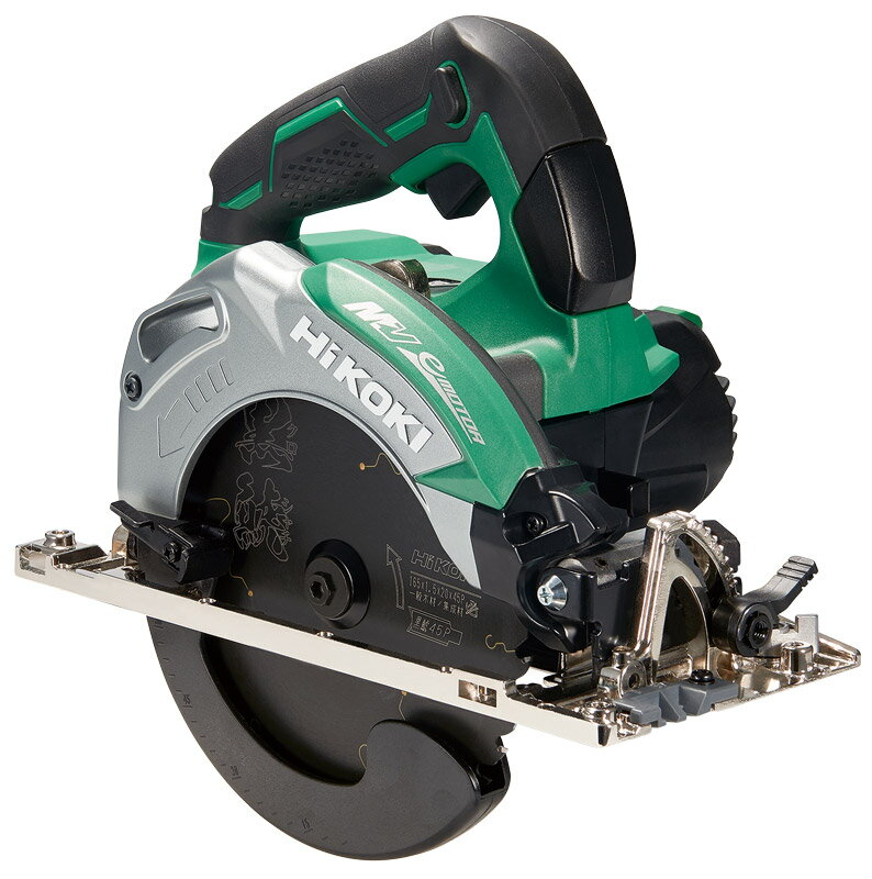 HiKOKI　ハイコーキ　マルチボルト　36V　165mm　コードレス丸のこ　C3606DA(2XP)(K)　アグレッシブ グリーン　(蓄電池2個・充電器・ケース・黒鯱チップソー付)