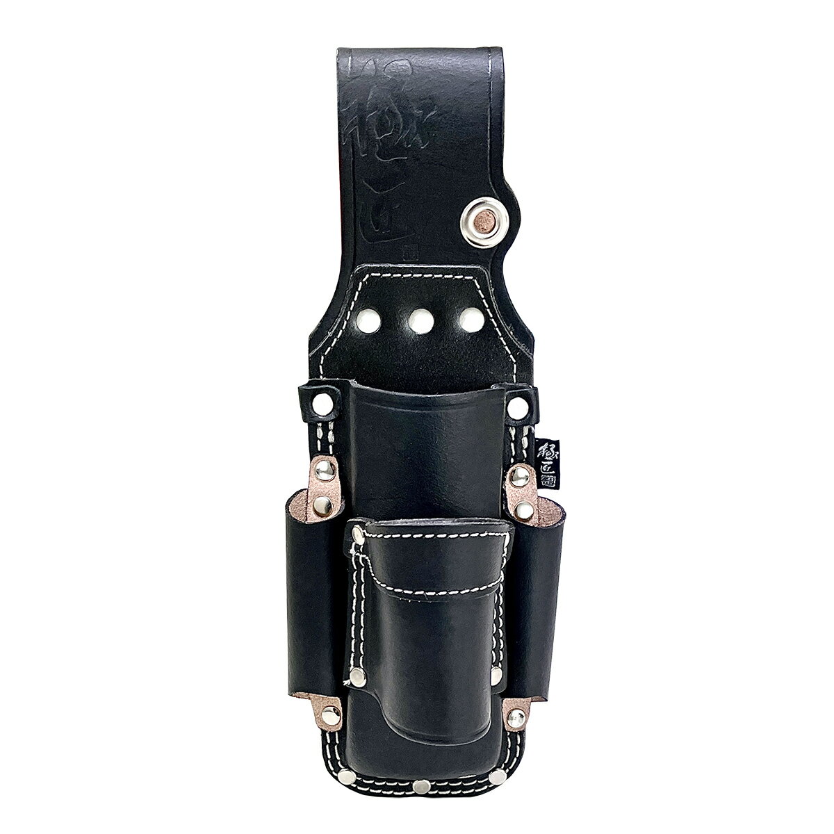 ベストツール 黒革 板金鋏【2段】+つかみ箸差し GK-2DBA 極匠