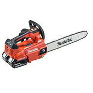マキタ　350mm　充電式チェンソー　18V+18V→36V　MUC356DGFR　赤　(バッテリBL1860B×2本・2口急速充電..