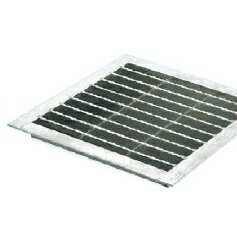 片岡産業グレーチング四面ツバ付WUC-X4UL-390-519コンぶた開口寸法400mm用歩道用組構型並目ノンスリップ