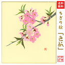 【送料無料】 完成品 ちぎり絵 色紙 桜 石川紙業 ちぎり絵 色紙 242×272mm さくら 美しい 季節 花 作品 リビング 玄関 飾り 手作り ハンドメイ...