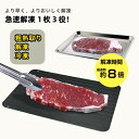 《先着全品20%offクーポンあり》解凍プレート まな板 時短 急速解凍 粗熱取り クイックプレート 薄型 軽量 アルミ合金 冷凍 収納抜群 粗熱 粗熱取り 肉...