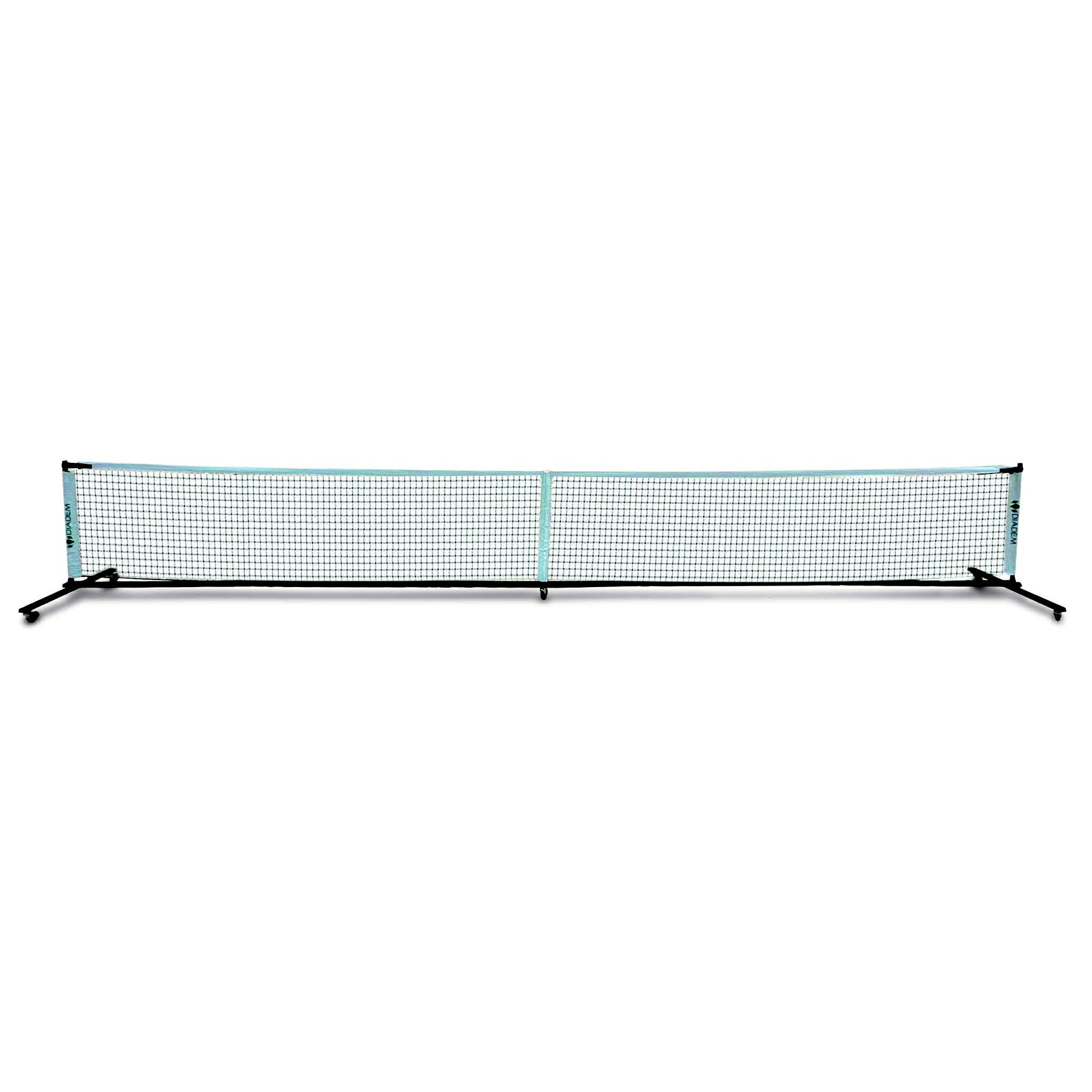 DIADEM ダイアデム ヘビーデューティーピックルボールネットセット（DIADEM HEAVY DUTY PICKLEBALL NET SET）ピックルボール用ネット（業務用） 業務用 スチールフレーム SSK正規取扱 全国送料無料 DIADEM（ダイアデム）ヘビーデューティー ピックルボールネットセットは、スチールフレーム・PVCネットを採用した業務用の頑丈なネットセットです。横幅6.71m×高さ91.44cmの公式サイズで、施設・スクール・大会運営など繰り返し使用する現場向けに作られています。収納用キャリーバッグ付きで持ち運びも可能です。 ◆ スチールフレーム＋PVCネットの頑丈な業務用仕様 ◆ 公式サイズ（横幅6.71m×高さ91.44cm） ◆ 施設・スクール・大会運営など繰り返し使用に対応 ◆ 収納用キャリーバッグ付き ■商品仕様 ・種類：ピックルボール用ネット（業務用） ・品番：TPF00200 ・カラー：ホワイト（146） ・サイズ：横幅6.71m×高さ91.44cm ・フレーム：スチール ・ネット：PVC ・キャリーバッグ：ポリエステル ・付属：収納用キャリーバッグ ・生産国：MADE IN TAIWAN ・メーカー：DIADEM（ダイアデム） ■JAN（バリエーション別） ・：0679065451456 ■配送送料無料／39ショップ。ご注文後お取り寄せのうえ発送いたします。