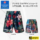 andro アンドロ フルデザインショーツ B E FULL DESIGN SHORTS ゲームパンツ 短パン