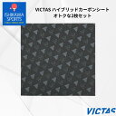VICTAS ハイブリッドカーボンシート 801300 2枚セット 卓球ラバー 保護フィルム 粘着 2025年春新作 ヴィクタス ビクタス