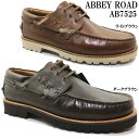 モカシューズ モカシン メンズ ABBEY ROAD AB7525 アビーロード カジュアルシューズ オックスフォードシューズ Uチップ ビジネス 外羽根 紐靴 レースアップシューズ ソフトレザー クッション性 幅広 3E EEE 男性 紳士 仕事 革靴 本革 牛革 マドラス マドラス社製