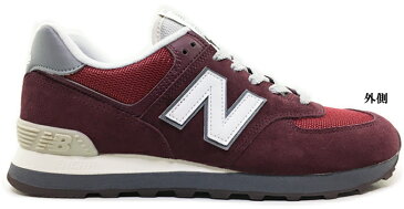 new balance ML574 ERL/ERK ニューバランス ユニセックス メンズ レディース スニーカー 靴 シューズ タウン カジュアル 男女兼用 学生 バーガンディ ネイビー BURGUNDY NAVY