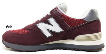 new balance ML574 ERL/ERK ニューバランス ユニセックス メンズ レディース スニーカー 靴 シューズ タウン カジュアル 男女兼用 学生 バーガンディ ネイビー BURGUNDY NAVY