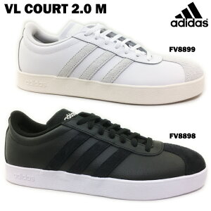 スニーカー メンズ アディダス VL コート 2.0 M adidas VL COURT 2.0 M コートタイプ カジュアル 靴 シューズ レースシューズ 紐靴 レースアップシューズ クッション性 男性 紳士 学生 紐靴 レース 送料無料